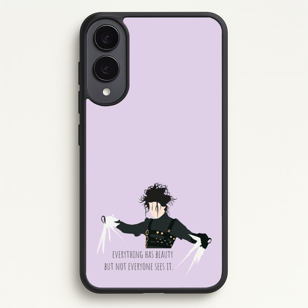 Everything Has Beauty - Scissorhands  - Edward Scissorhands Phone Case for Galaxy S25 Edge