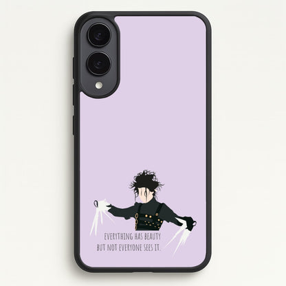Everything Has Beauty - Scissorhands  - Edward Scissorhands Phone Case for Galaxy S25 Edge
