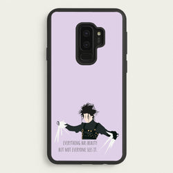 Everything Has Beauty - Scissorhands  - Edward Scissorhands Phone Case for Galaxy S9 Plus
