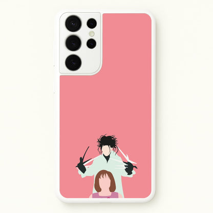 Standing - Scissorhands  - Edward Scissorhands Phone Case for Galaxy S21 Ultra