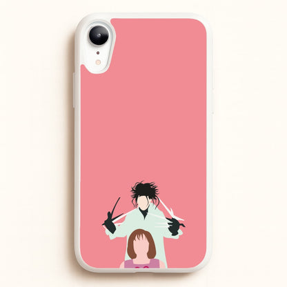 Standing - Scissorhands  - Edward Scissorhands Phone Case for iPhone XR