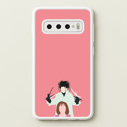 Standing - Scissorhands  - Edward Scissorhands Phone Case for Galaxy S10 Plus