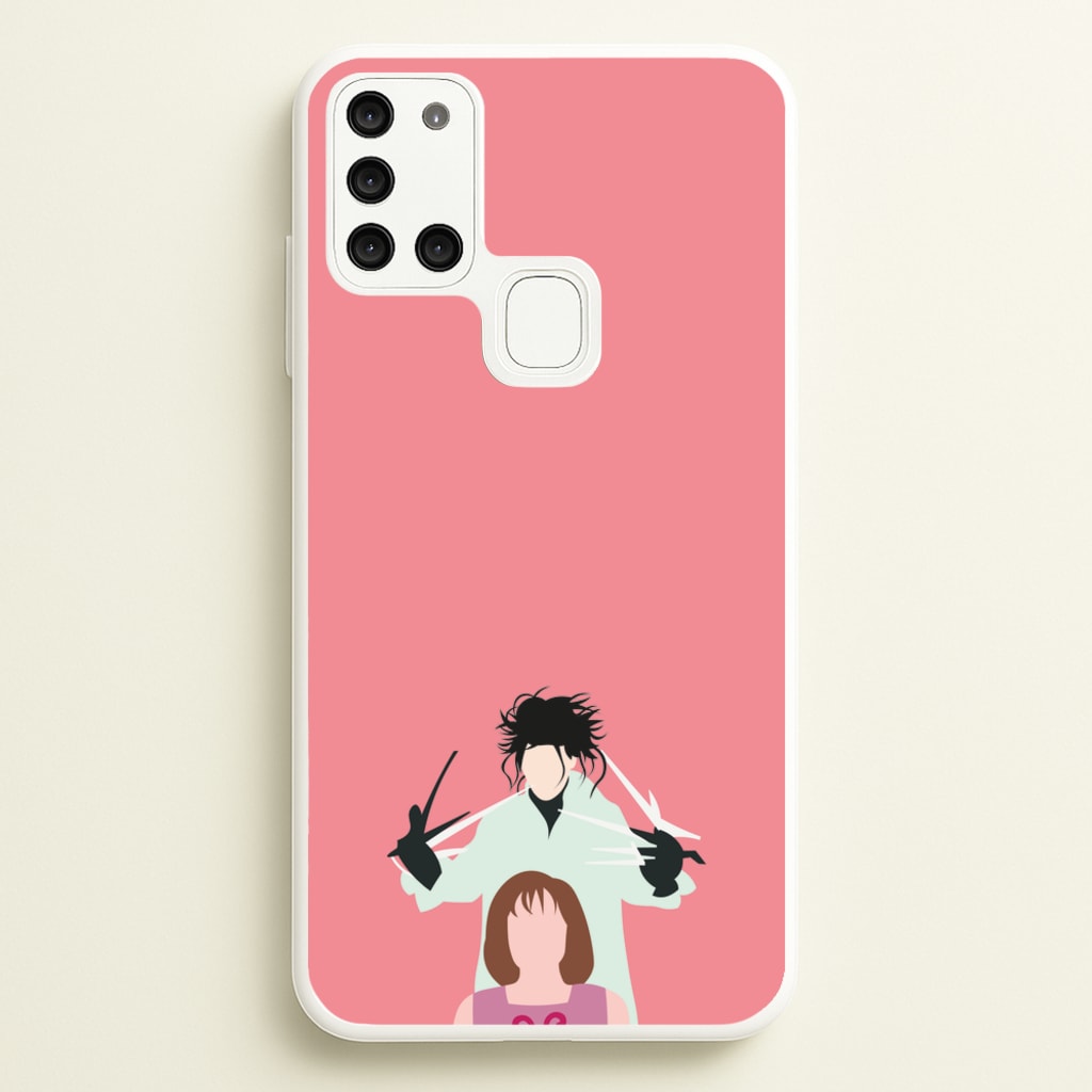Standing - Scissorhands  - Edward Scissorhands Phone Case for Galaxy A21s