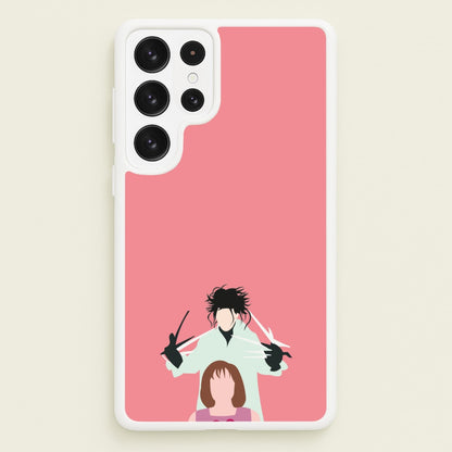Standing - Scissorhands  - Edward Scissorhands Phone Case for Galaxy S22 Ultra
