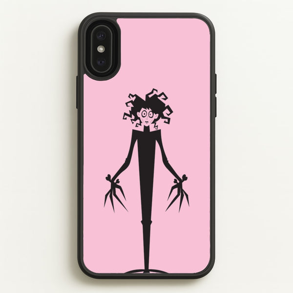 Cartoon - Scissorhands  - Edward Scissorhands Phone Case for iPhone XS Max