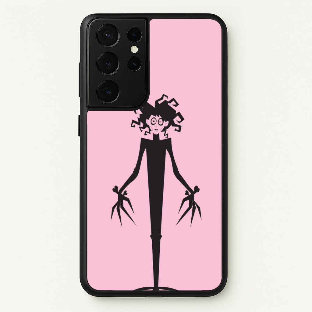 Cartoon - Scissorhands  - Edward Scissorhands Phone Case for Galaxy S21 Ultra