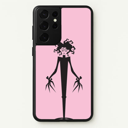 Cartoon - Scissorhands  - Edward Scissorhands Phone Case for Galaxy S21 Ultra