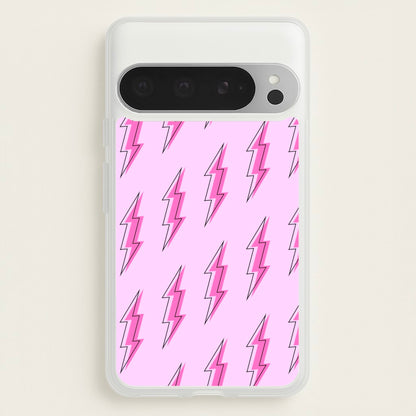 Pink Lightning - Eighties  - Eighties Phone Case for Google Pixel 9 Pro XL