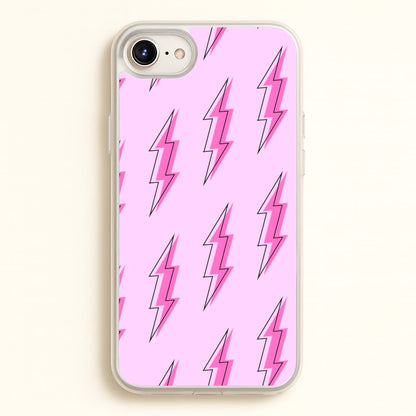 Pink Lightning - Eighties  - Eighties Phone Case for iPhone 6 Plus / 7 Plus / 8 Plus