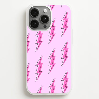 Pink Lightning - Eighties  - Eighties Phone Case for iPhone 13 Pro Max