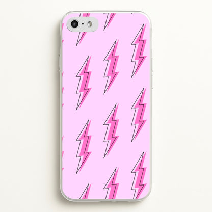 Pink Lightning - Eighties  - Eighties Phone Case for iPhone 5 / 5s / SE 2016