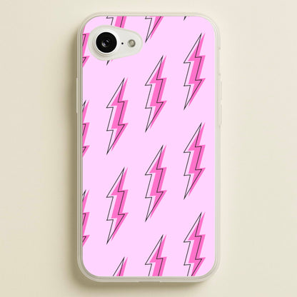 Pink Lightning - Eighties  - Eighties Phone Case for iPhone 16e
