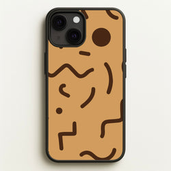 Nude Abstract Pattern - Eighties  - Eighties Phone Case for iPhone 13 Mini