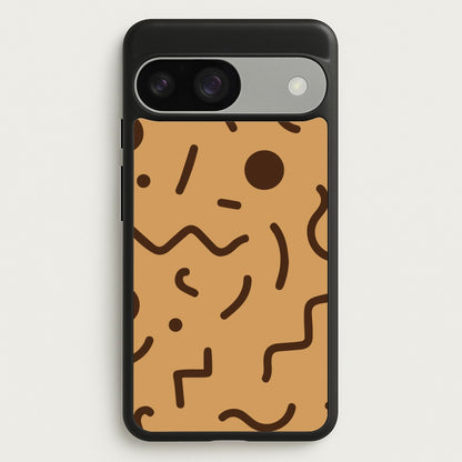 Nude Abstract Pattern - Eighties  - Eighties Phone Case for Google Pixel 9 / 9 Pro