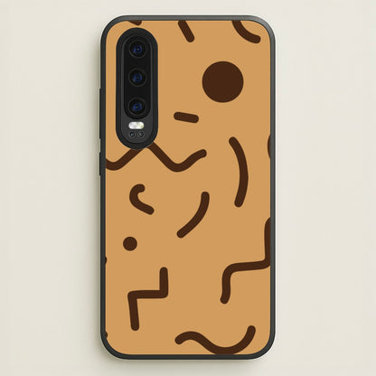 Nude Abstract Pattern - Eighties  - Eighties Phone Case for Huawei P30