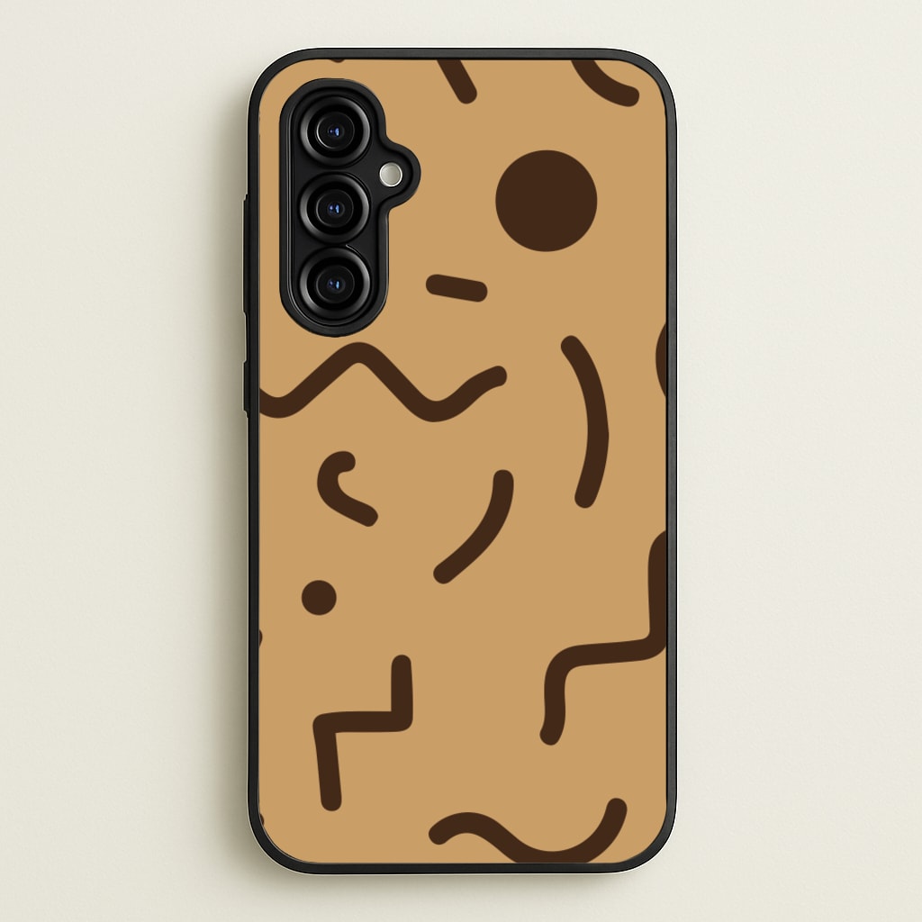 Nude Abstract Pattern - Eighties  - Eighties Phone Case for Galaxy A54