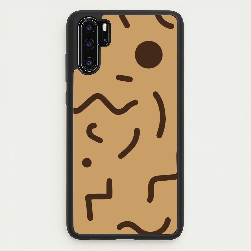 Nude Abstract Pattern - Eighties  - Eighties Phone Case for Huawei P30 Pro