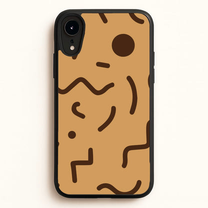 Nude Abstract Pattern - Eighties  - Eighties Phone Case for iPhone XR