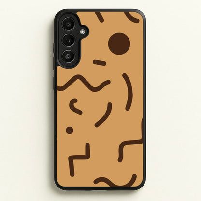 Nude Abstract Pattern - Eighties  - Eighties Phone Case for Galaxy A36