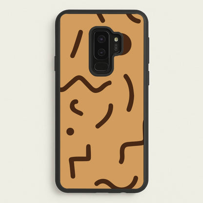Nude Abstract Pattern - Eighties  - Eighties Phone Case for Galaxy S9 Plus