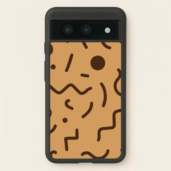 Nude Abstract Pattern - Eighties  - Eighties Phone Case for Google Pixel 8a