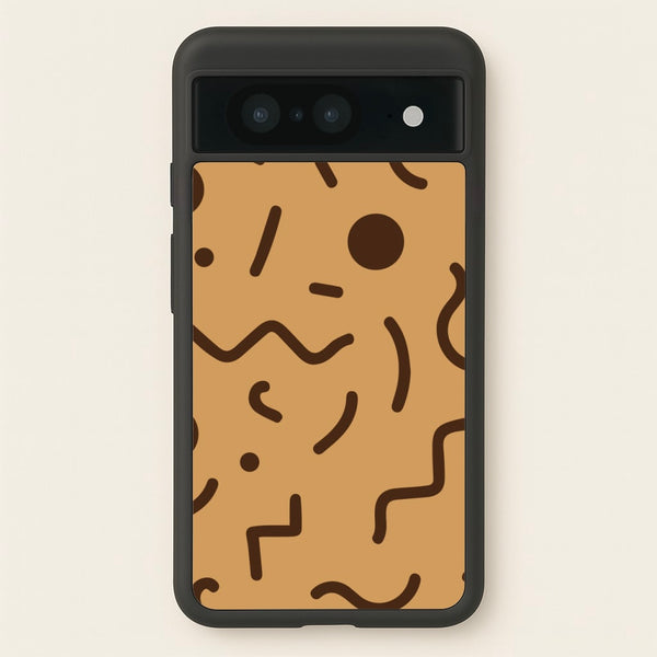 Nude Abstract Pattern - Eighties  - Eighties Phone Case for Google Pixel 8