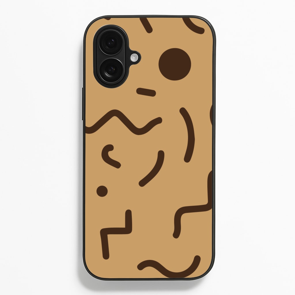 Nude Abstract Pattern - Eighties  - Eighties Phone Case for iPhone 16 Plus