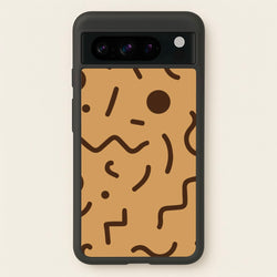 Nude Abstract Pattern - Eighties  - Eighties Phone Case for Google Pixel 8 Pro