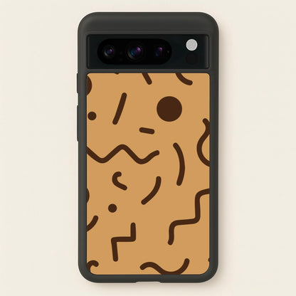 Nude Abstract Pattern - Eighties  - Eighties Phone Case for Google Pixel 8 Pro
