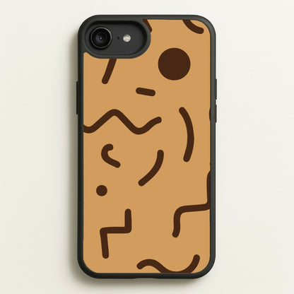 Nude Abstract Pattern - Eighties  - Eighties Phone Case for iPhone 6 Plus / 7 Plus / 8 Plus