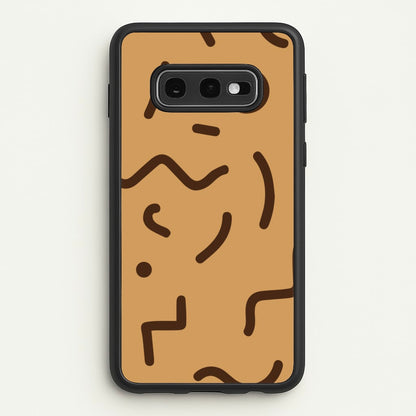 Nude Abstract Pattern - Eighties  - Eighties Phone Case for Galaxy S10e