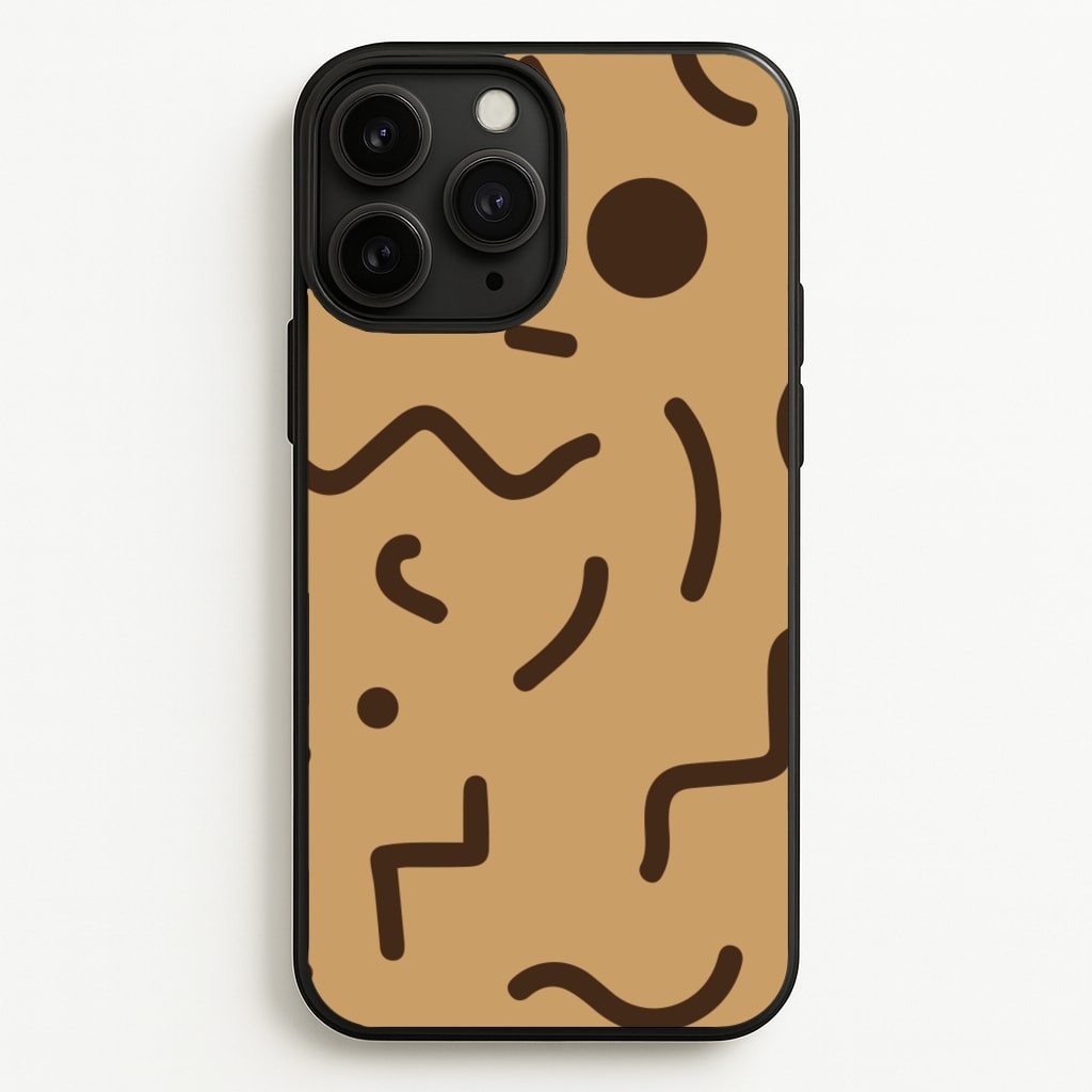 Nude Abstract Pattern - Eighties  - Eighties Phone Case for iPhone 11 Pro Max