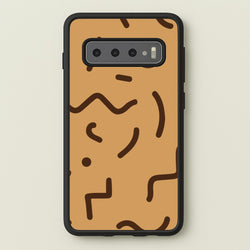 Nude Abstract Pattern - Eighties  - Eighties Phone Case for Galaxy S10