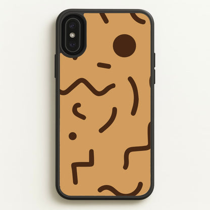 Nude Abstract Pattern - Eighties  - Eighties Phone Case for iPhone XS Max