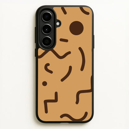 Nude Abstract Pattern - Eighties  - Eighties Phone Case for Galaxy A56
