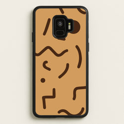 Nude Abstract Pattern - Eighties  - Eighties Phone Case for Galaxy S9