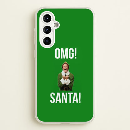 OMG SANTA! - Elf  - Christmas Phone Case for Galaxy A54