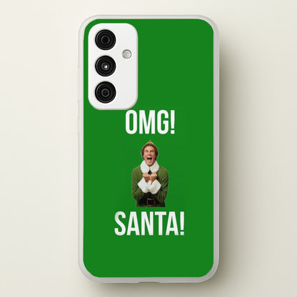 OMG SANTA! - Elf  - Christmas Phone Case for Galaxy A55