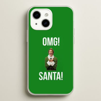 OMG SANTA! - Elf  - Christmas Phone Case for iPhone 14