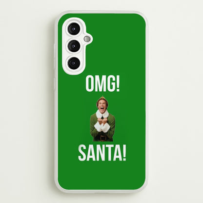 OMG SANTA! - Elf  - Christmas Phone Case for Galaxy A14
