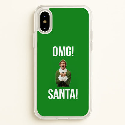 OMG SANTA! - Elf  - Christmas Phone Case for iPhone X / XS