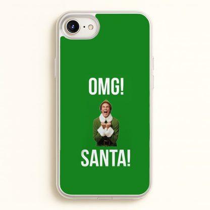 OMG SANTA! - Elf  - Christmas Phone Case for iPhone 6 Plus / 7 Plus / 8 Plus