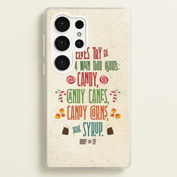 The Four Main Food Groups - Elf  - Christmas Phone Case for Galaxy S25 Ultra