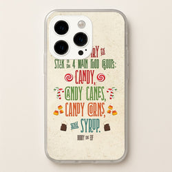 The Four Main Food Groups - Elf  - Christmas Phone Case for iPhone 15 Pro Max