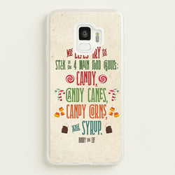 The Four Main Food Groups - Elf  - Christmas Phone Case for Galaxy S9