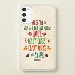 The Four Main Food Groups - Elf  - Christmas Phone Case for Galaxy S20FE