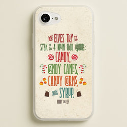 The Four Main Food Groups - Elf  - Christmas Phone Case for iPhone 16e