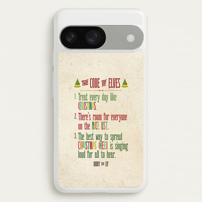 The Elf Code - Elf  - Christmas Phone Case for Google Pixel 9 / 9 Pro