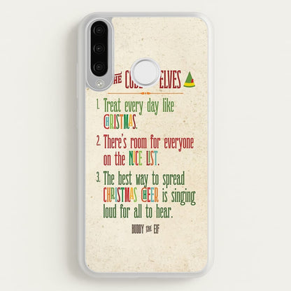 The Elf Code - Elf  - Christmas Phone Case for Huawei P30 Lite