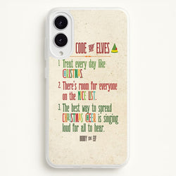 The Elf Code - Elf  - Christmas Phone Case for Galaxy S25 Edge